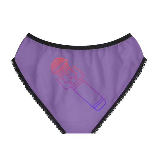 Women's Briefs: Music Lite Purple