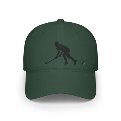 Low Profile Baseball Cap: Hockey