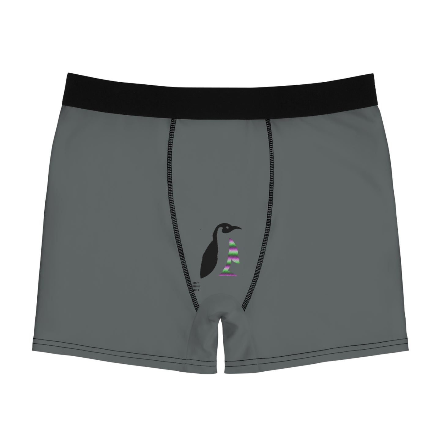 Men's Boxer Briefs: Music Dark Grey