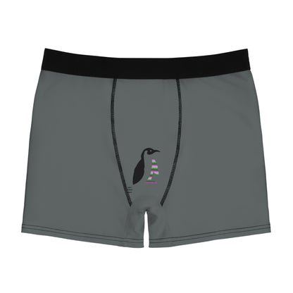 Men's Boxer Briefs: Music Dark Grey