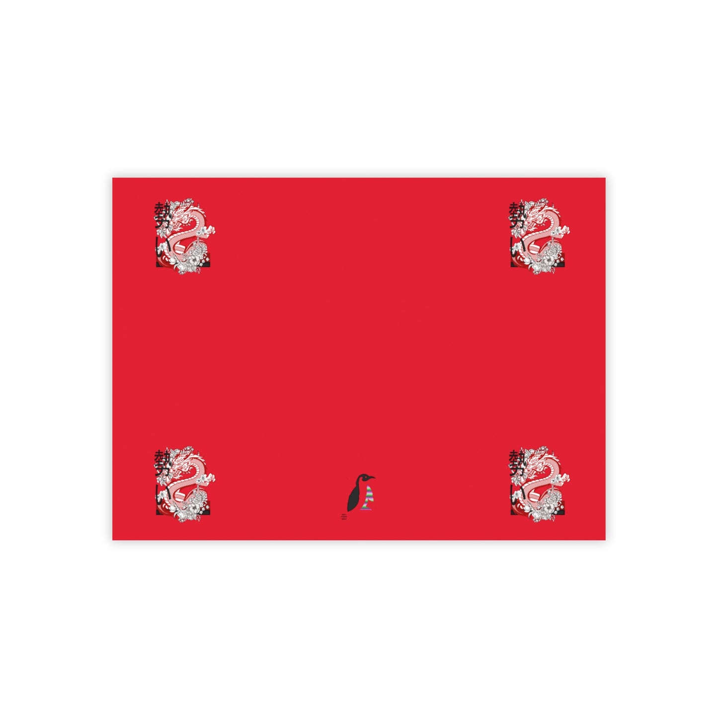 Post-it® Note Pads: Dragons Dark Red