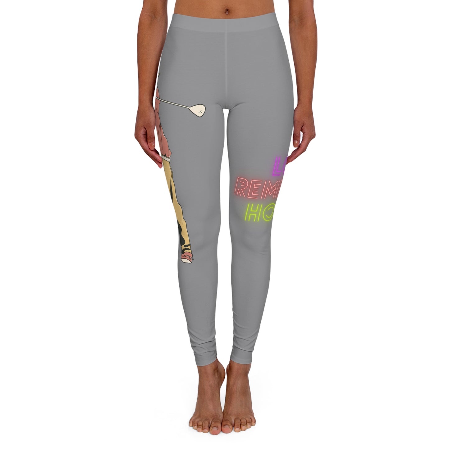 Women's Spandex Leggings: Golf Grey