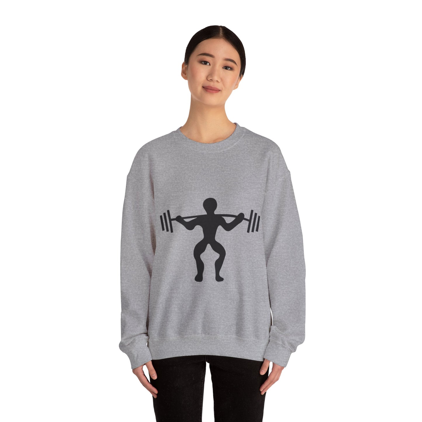 Heavy Blend™ Crewneck Sweatshirt: Weightlifting #1