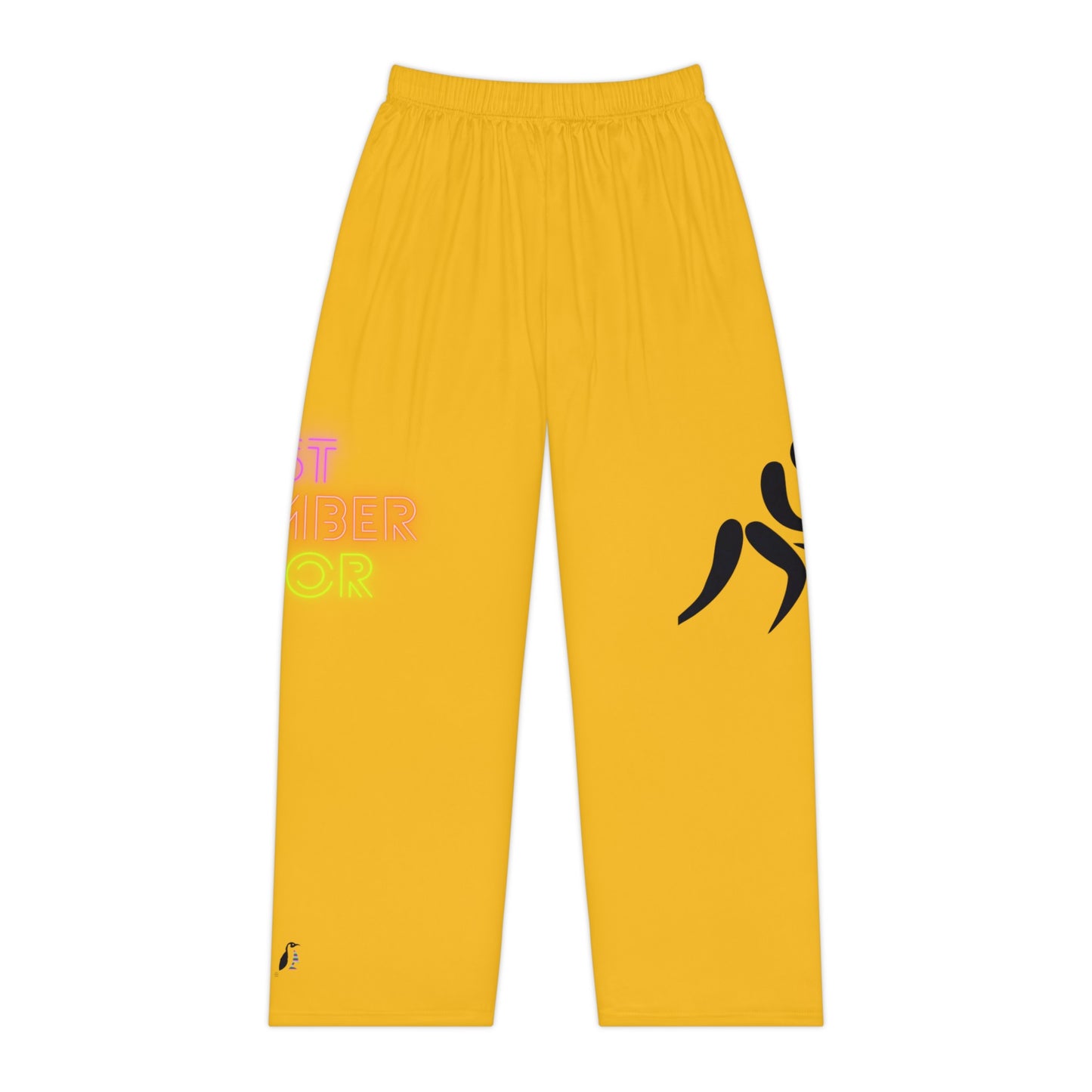 Women's Pajama Pants: Wrestling Yellow