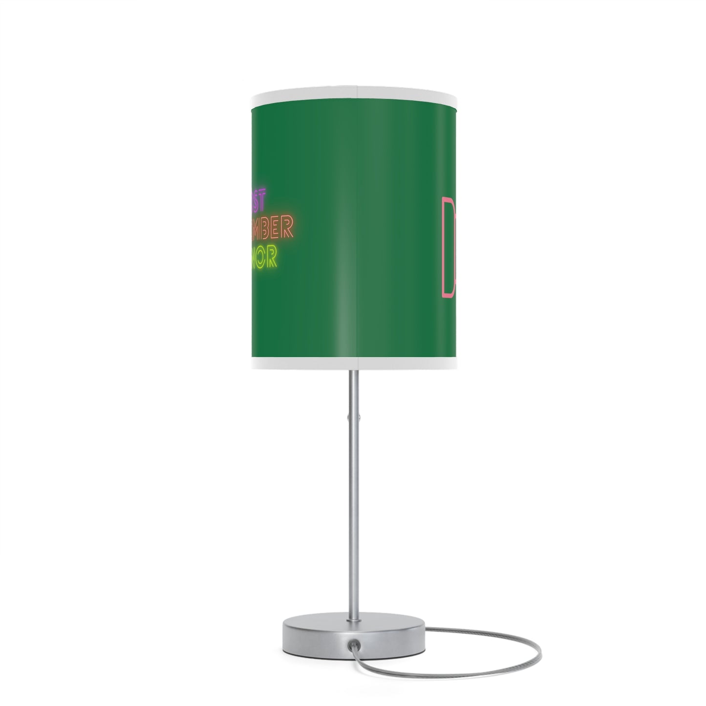 Lamp on a Stand, US|CA plug: Fight Cancer Dark Green