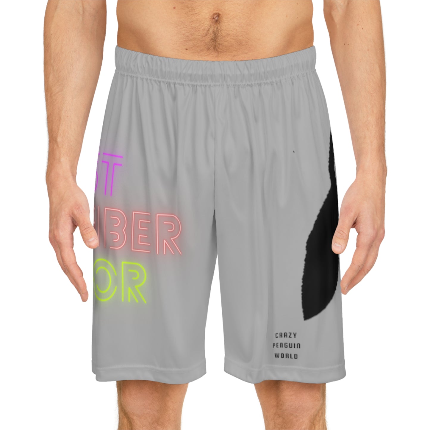 Basketball Shorts: Lost Remember Honor Lite Grey