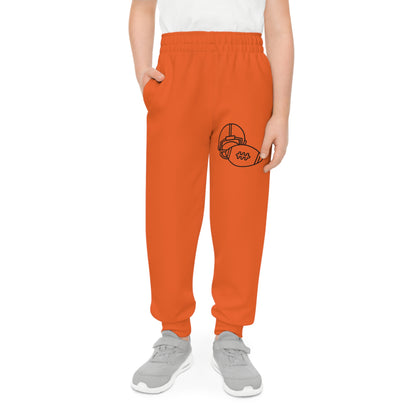 Youth Joggers: Football Orange