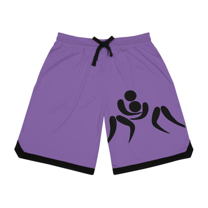 Basketball Rib Shorts: Wrestling Lite Purple