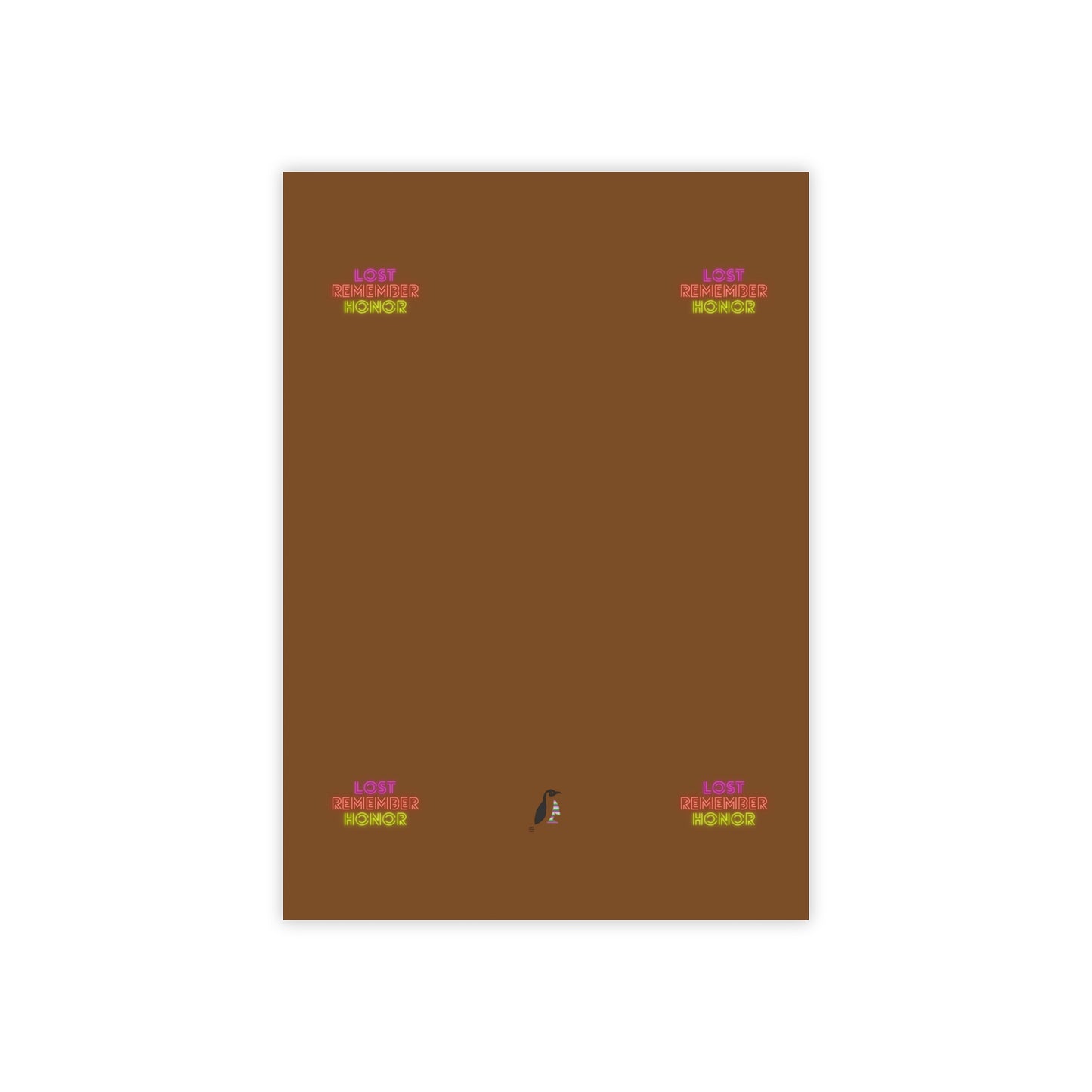 Post-it® Note Pads: Lost Remember Honor Brown