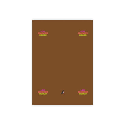 Post-it® Note Pads: Lost Remember Honor Brown