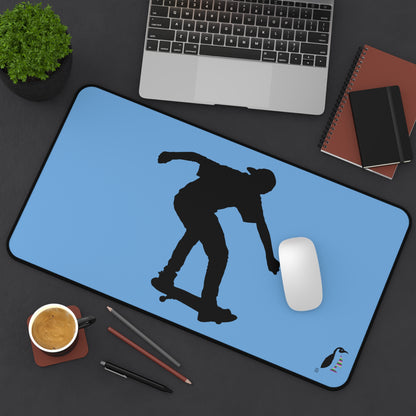 Desk Mat: Skateboarding Lite Blue