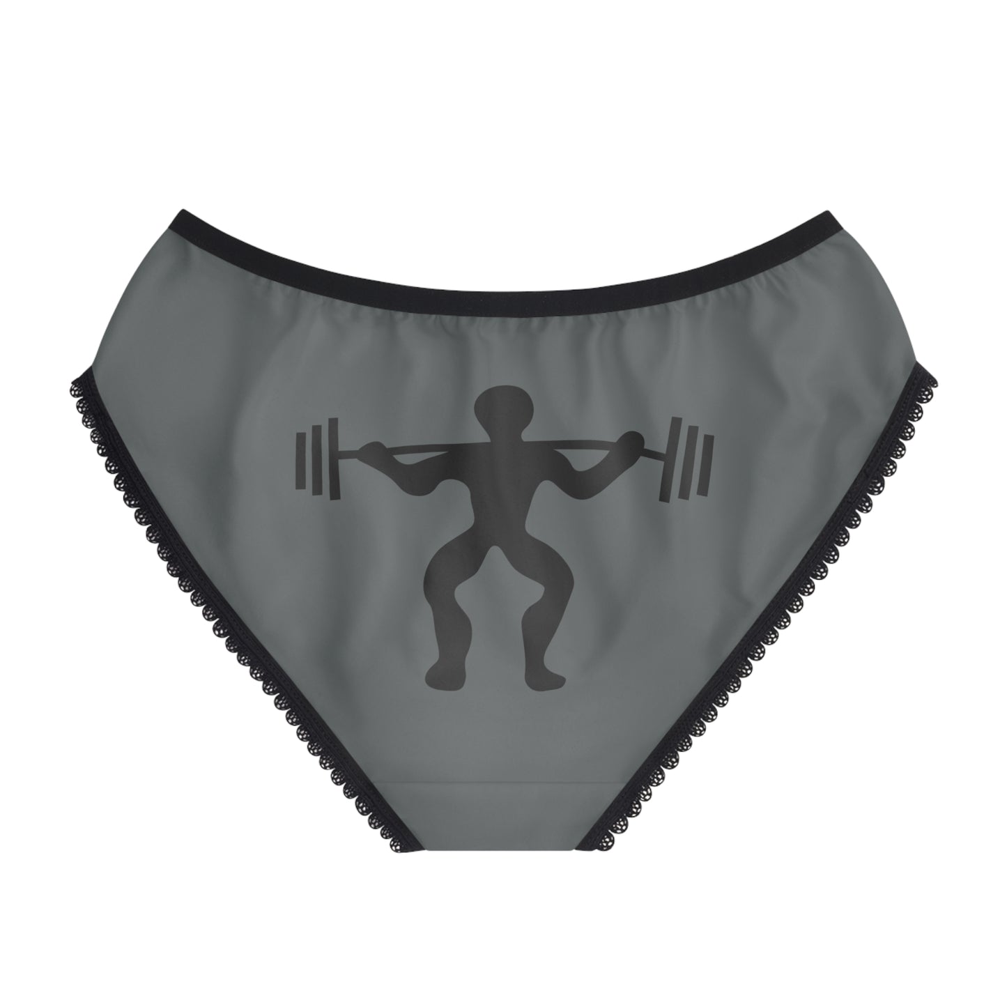 Women's Briefs: Weightlifting Dark Grey