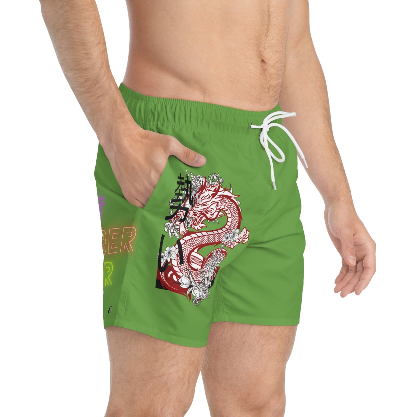 Swim Trunks: Dragons Green