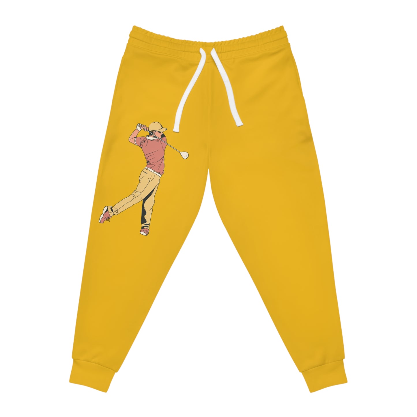 Athletic Joggers: Golf Yellow