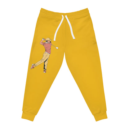 Athletic Joggers: Golf Yellow