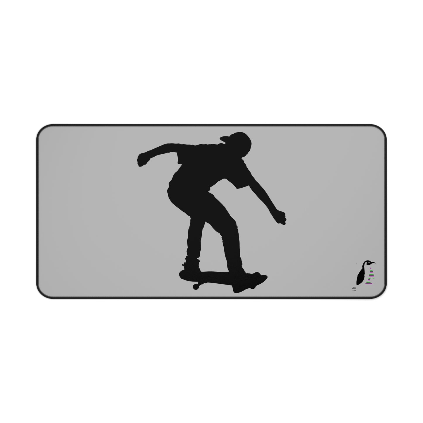 Desk Mat: Skateboarding Lite Grey