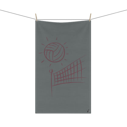 Kitchen Towel: Volleyball Dark Grey