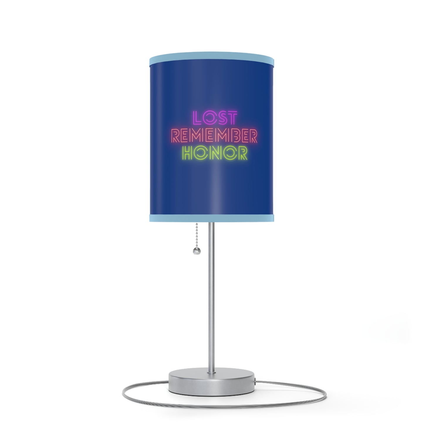 Lamp on a Stand, US|CA plug: Football Dark Blue