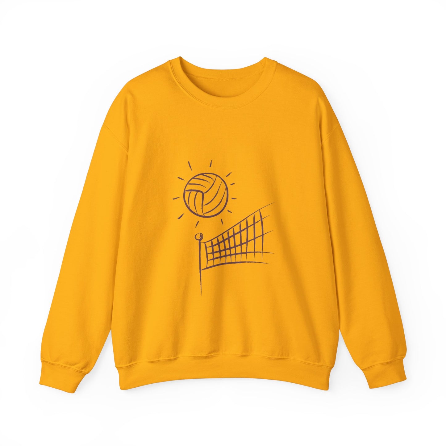 Heavy Blend™ Crewneck Sweatshirt: Volleyball #1 