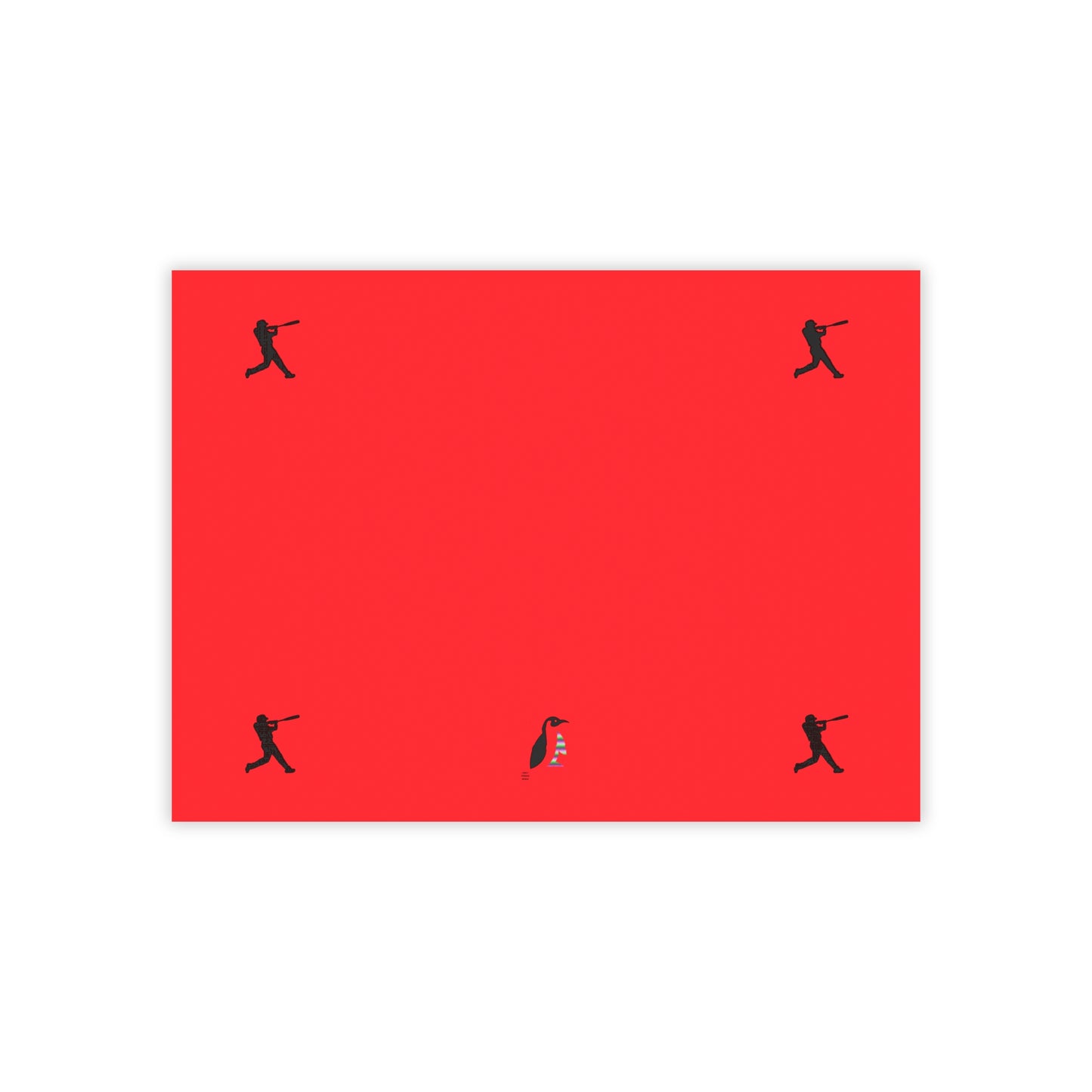 Post-it® Note Pads: Baseball Red