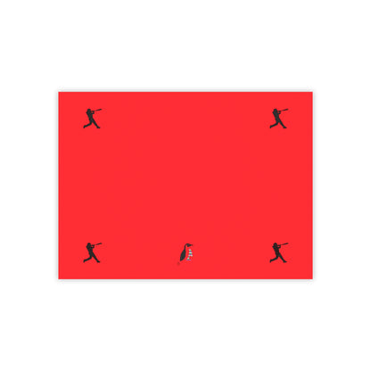 Post-it® Note Pads: Baseball Red