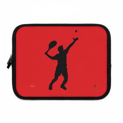 Laptop Sleeve: Tennis Red