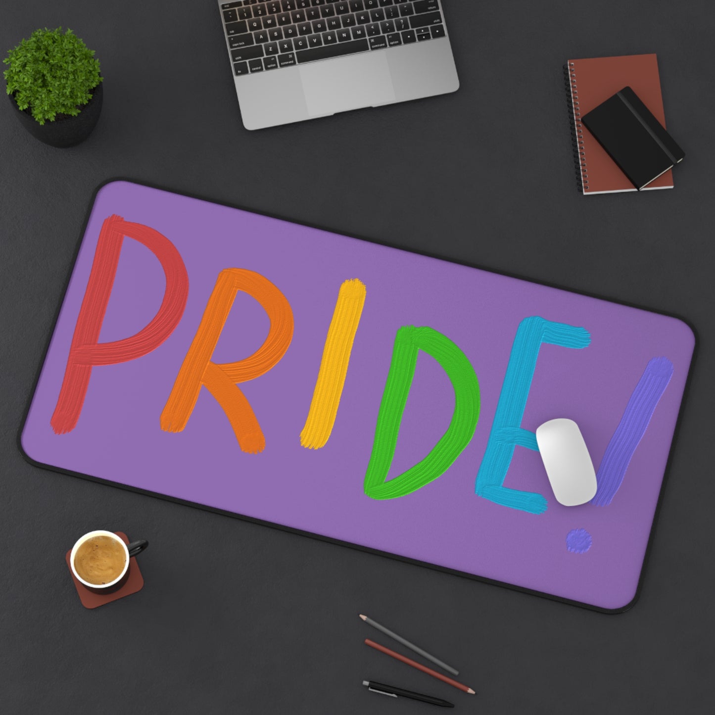 Desk Mat: LGBTQ Pride Lite Purple