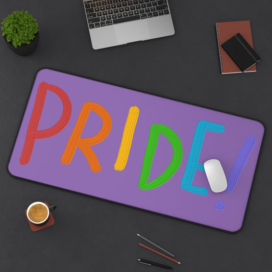 Desk Mat: LGBTQ Pride Lite Purple