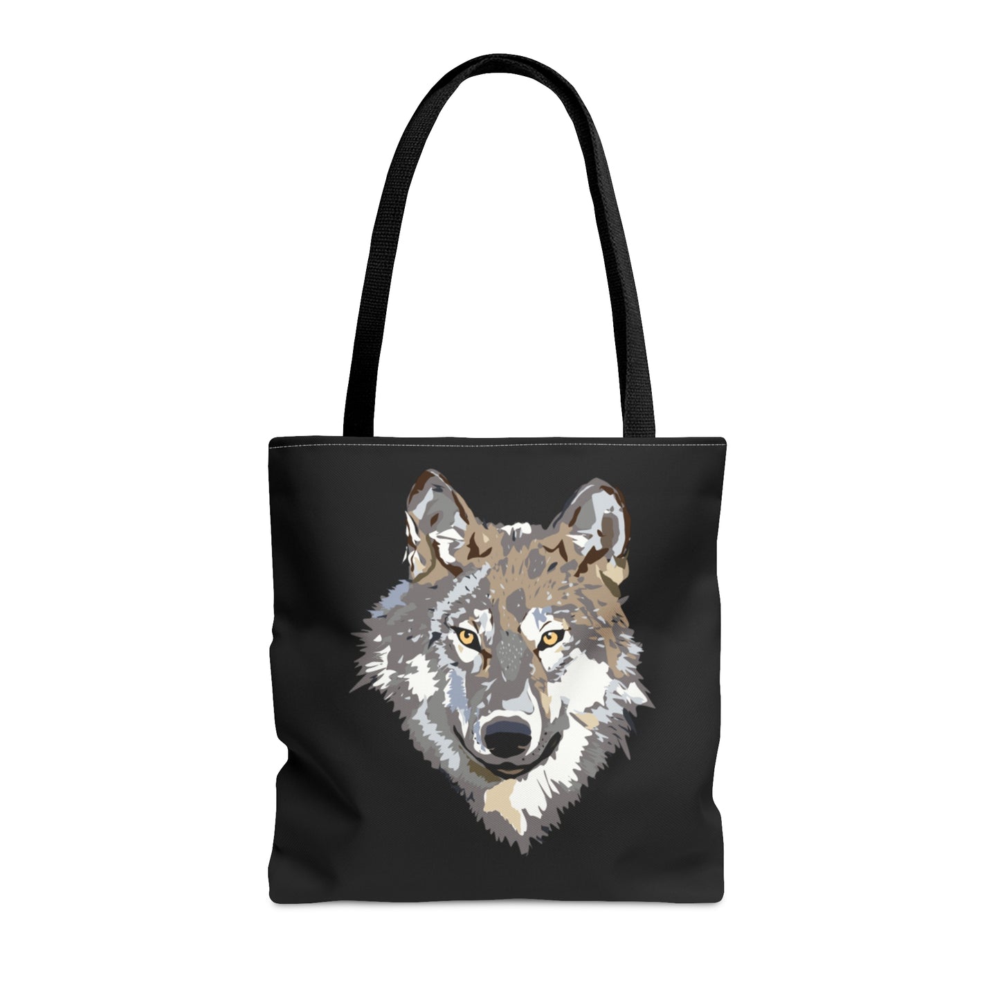 Tote Bag: Wolves Black