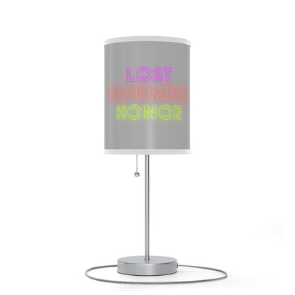 Lamp on a Stand, US|CA plug: Music Lite Grey