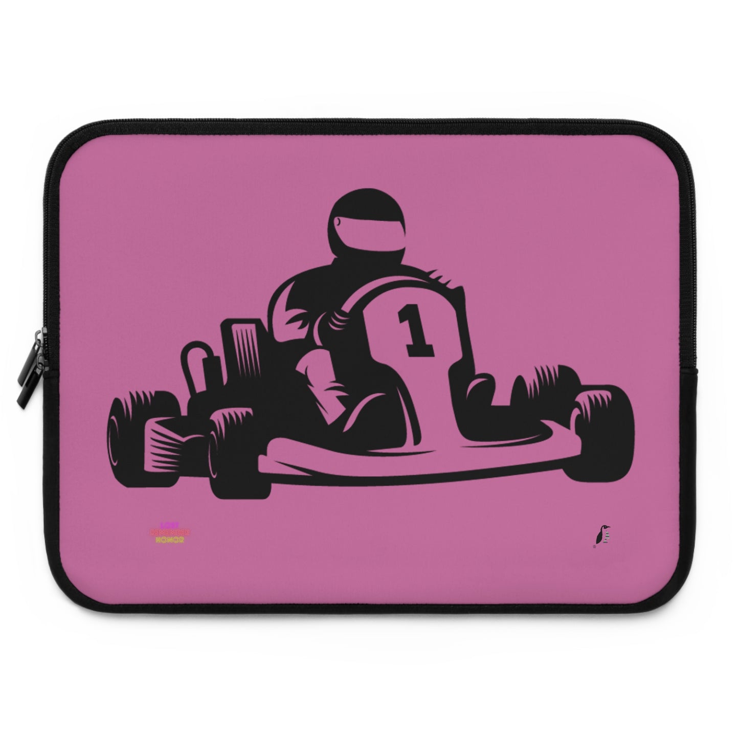 Laptop Sleeve: Racing Lite Pink