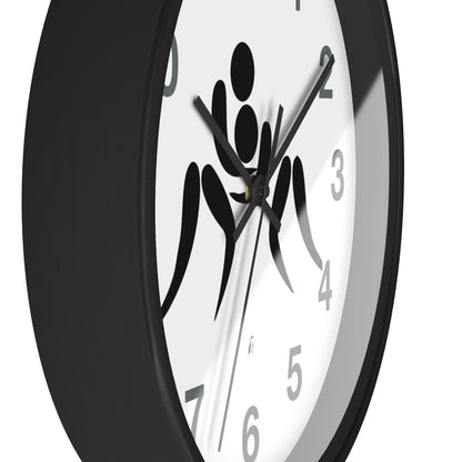 Wall clock: Wrestling Dark Grey