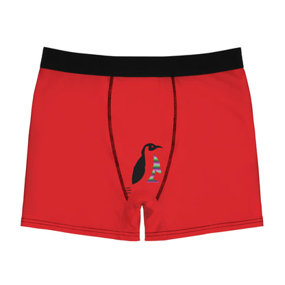 Men's Boxer Briefs: Volleyball Red