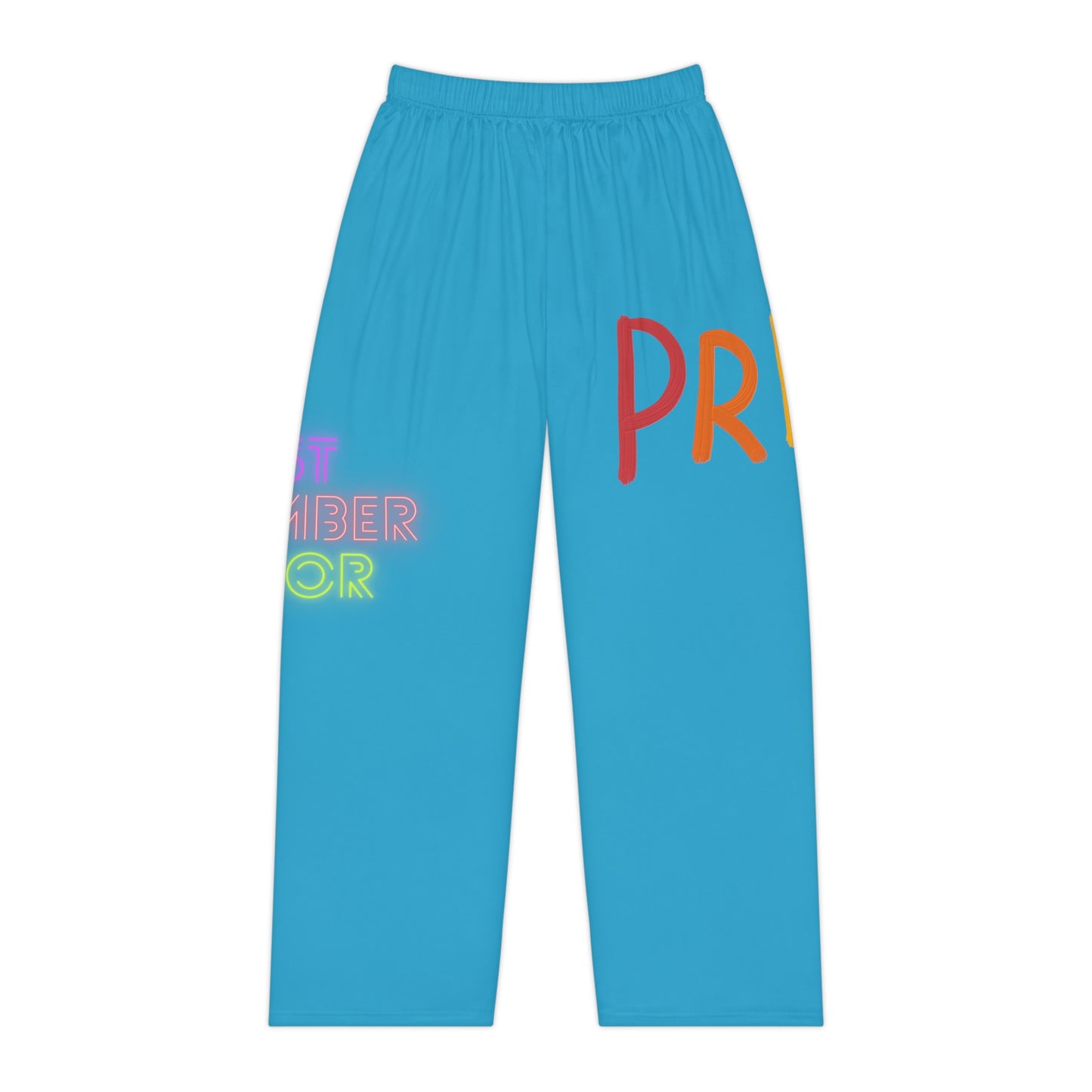 Women's Pajama Pants: LGBTQ Pride Turquoise