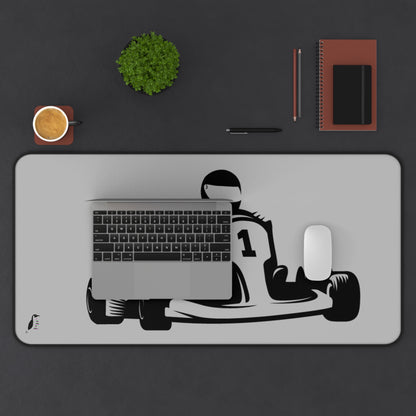 Desk Mat: Racing Lite Grey