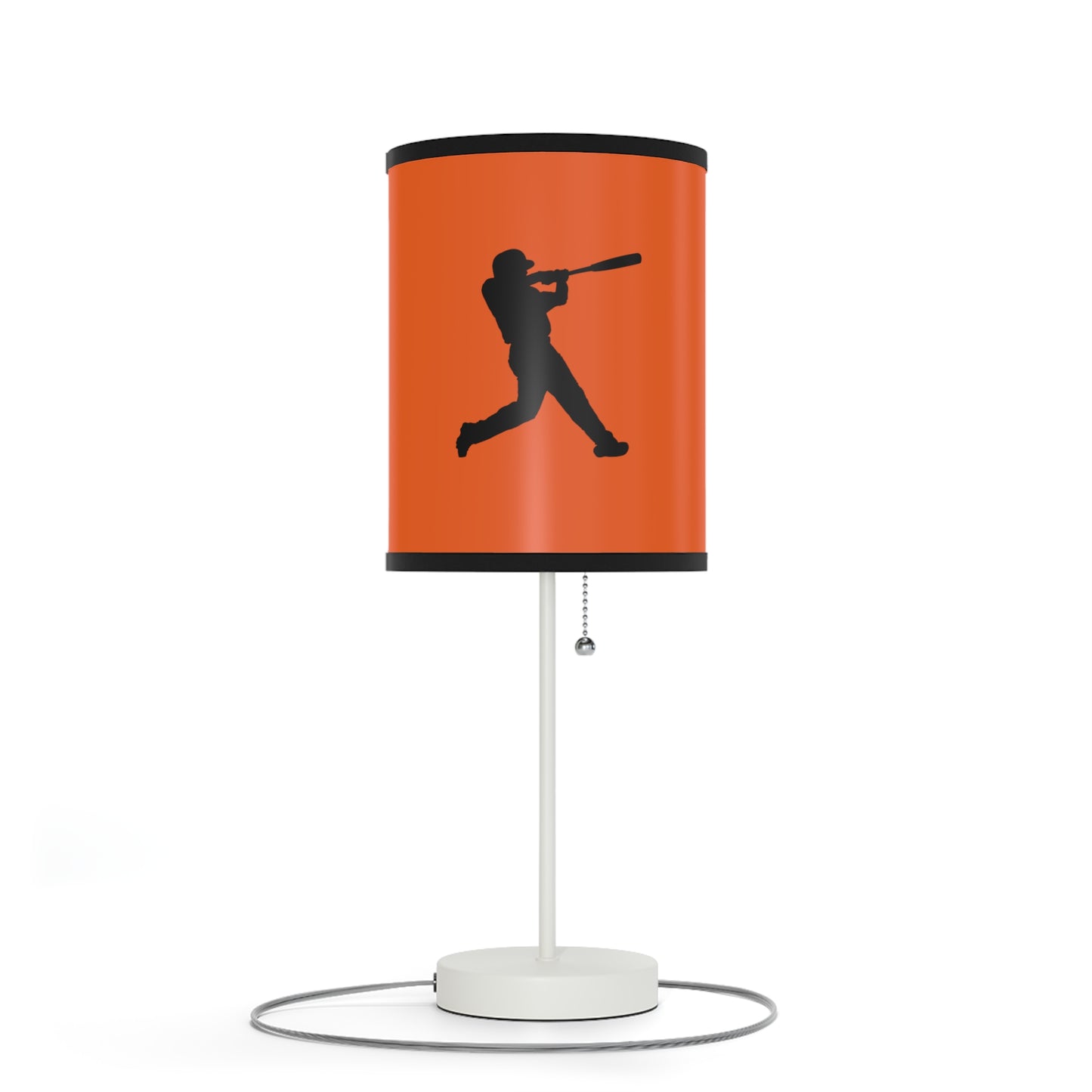 Lamp on a Stand, US|CA plug: Baseball Orange