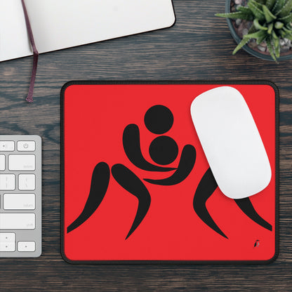 Gaming Mouse Pad: Wrestling Red