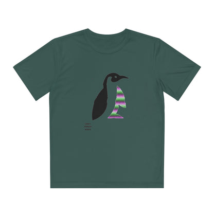 Youth Competitor Tee #1 : Crazy Penguin World Logo