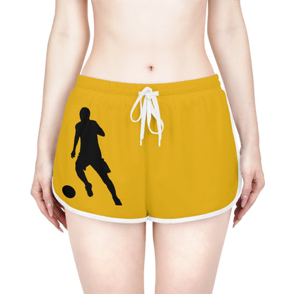 Women's Relaxed Shorts: Soccer Yellow