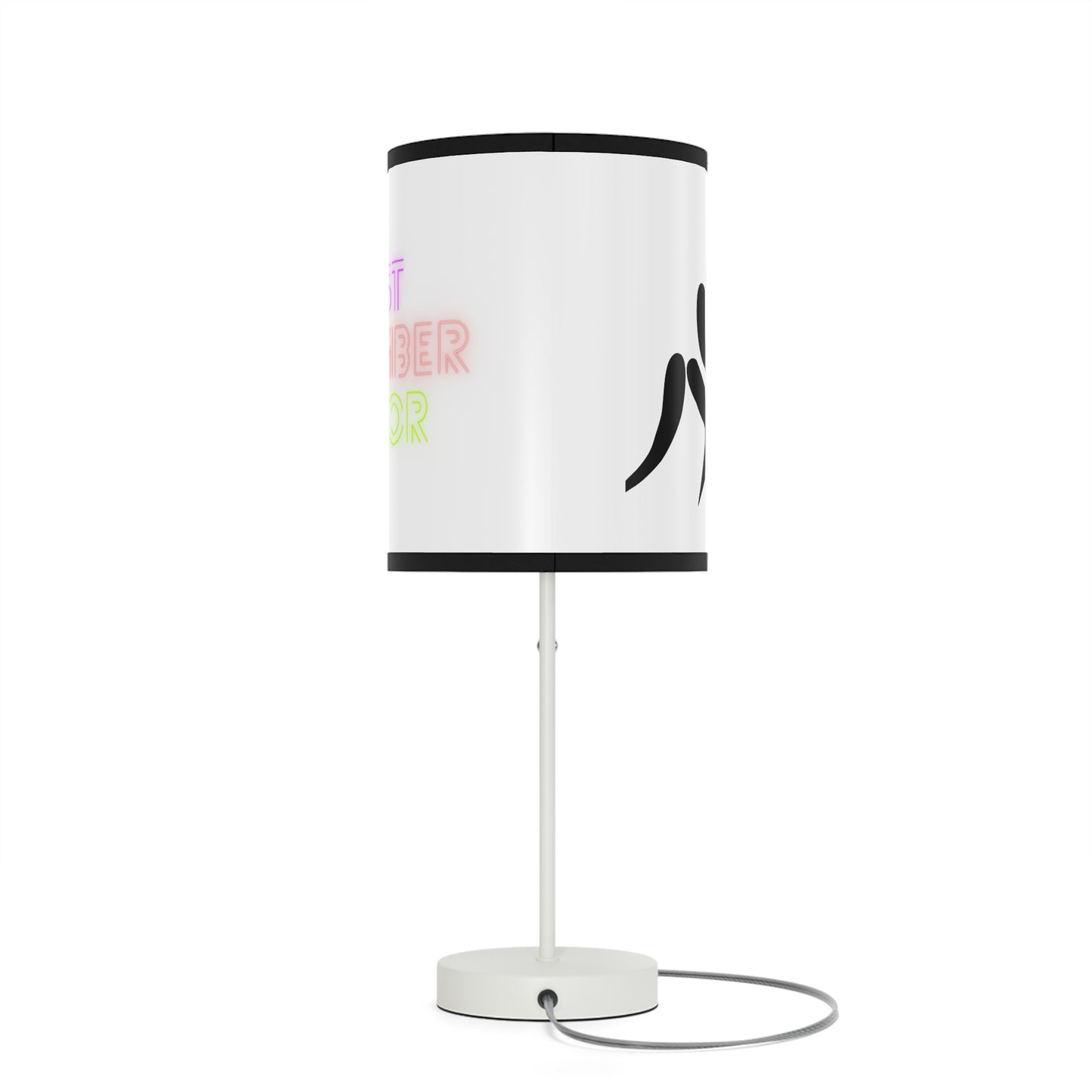 Lamp on a Stand, US|CA plug: Wrestling White