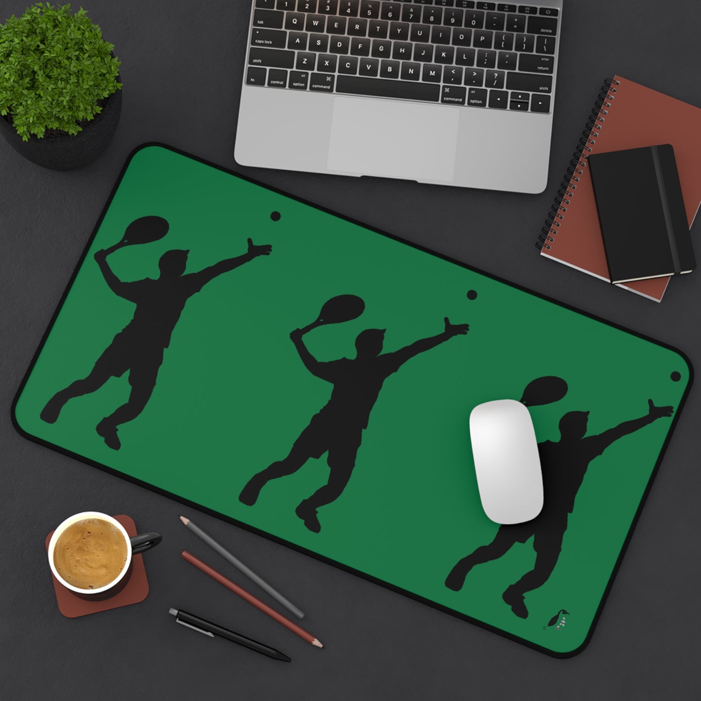 Desk Mat: Tennis Dark Green