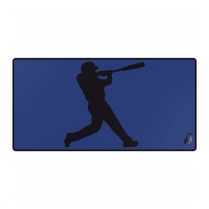 Desk Mats: Baseball Dark Blue