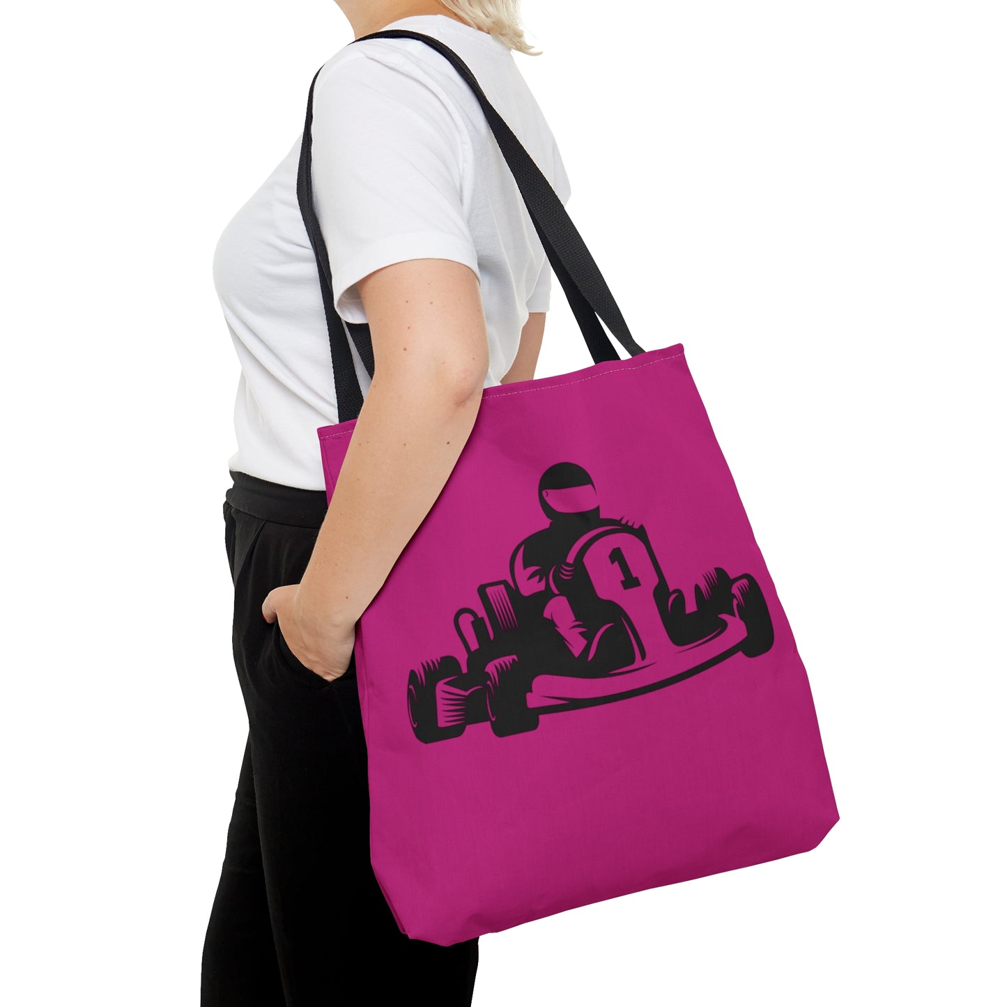 Tote Bag: Racing Pink