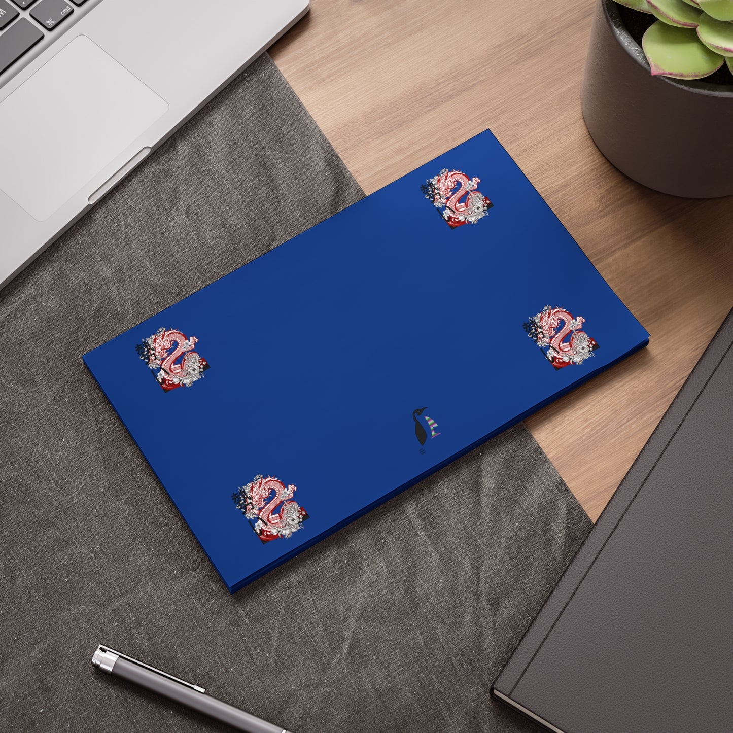 Post-it® Note Pads: Dragons Dark Blue