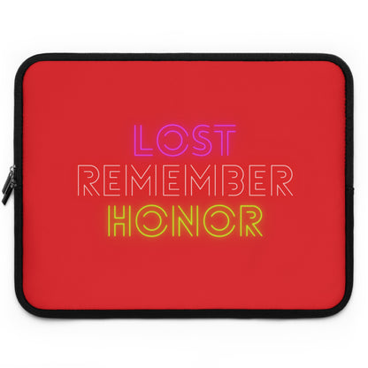 Laptop Sleeve: Lost Remember Honor Red