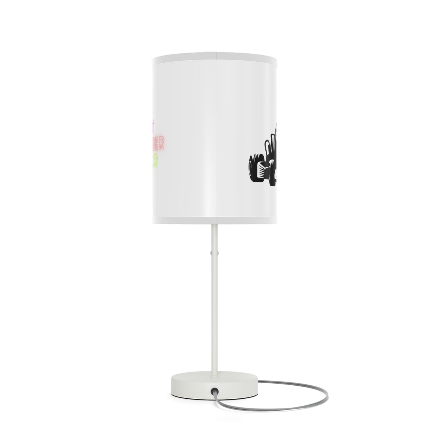 Lamp on a Stand, US|CA plug: Racing White