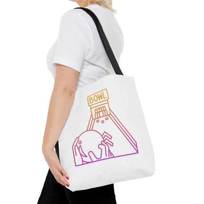 Tote Bag: Bowling White