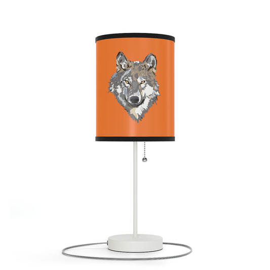 Lamp on a Stand, US|CA plug: Wolves Crusta