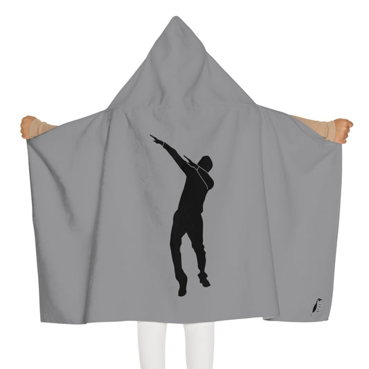 Youth Hooded Towel: Dance Grey