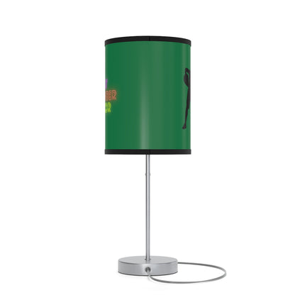 Lamp on a Stand, US|CA plug: Basketball Dark Green